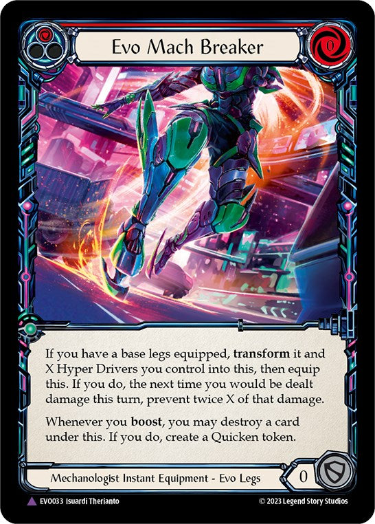 Evo Mach Breaker (Marvel) [EVO033] (Bright Lights)  Cold Foil | Boutique FDB TCG