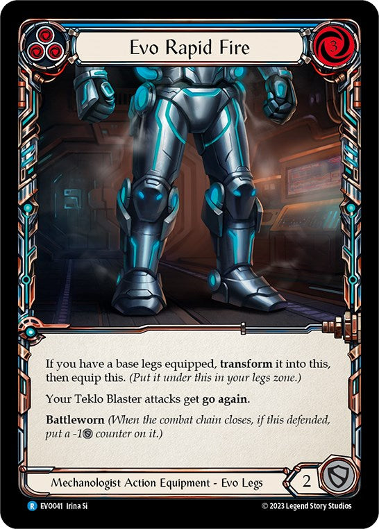 Evo Rapid Fire [EVO041] (Bright Lights)  Cold Foil | Boutique FDB TCG