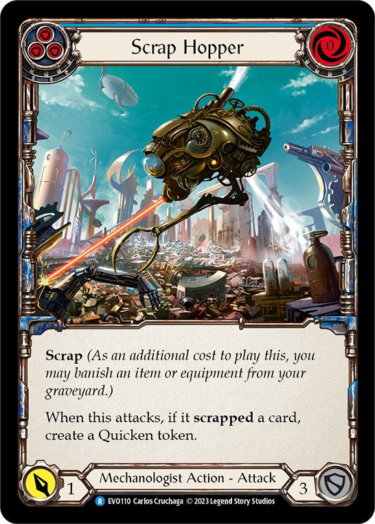 Scrap Hopper (Blue) [EVO110] (Bright Lights) | Boutique FDB TCG