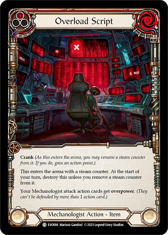 Overload Script [EVO096] (Bright Lights) | Boutique FDB TCG