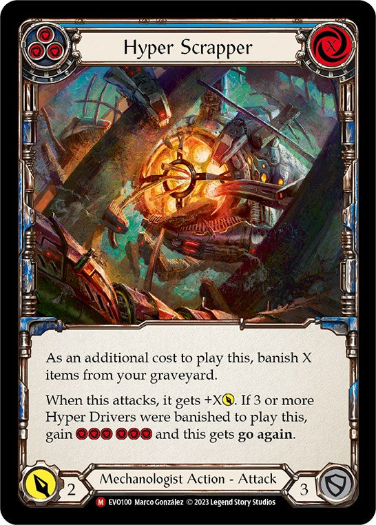 Hyper Scrapper [EVO100] (Bright Lights)  Rainbow Foil | Boutique FDB TCG