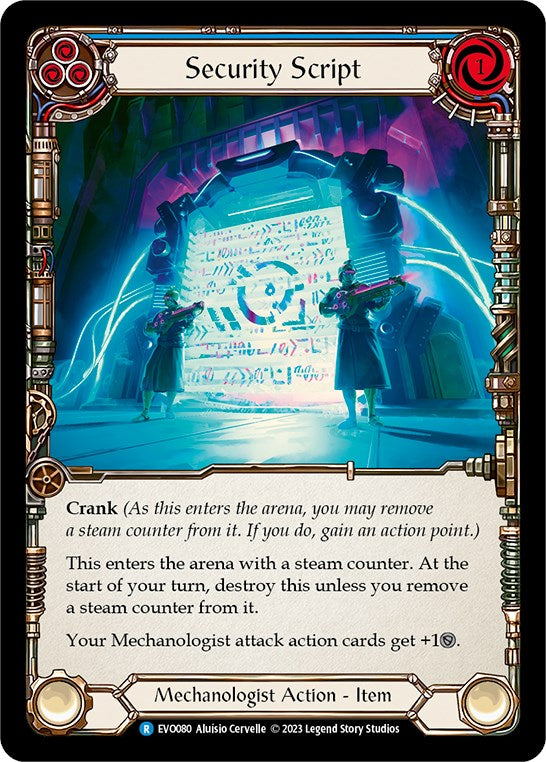 Security Script [EVO080] (Bright Lights) | Boutique FDB TCG