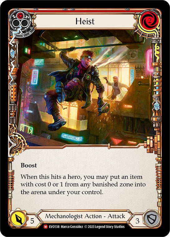 Heist [EVO138] (Bright Lights)  Rainbow Foil | Boutique FDB TCG