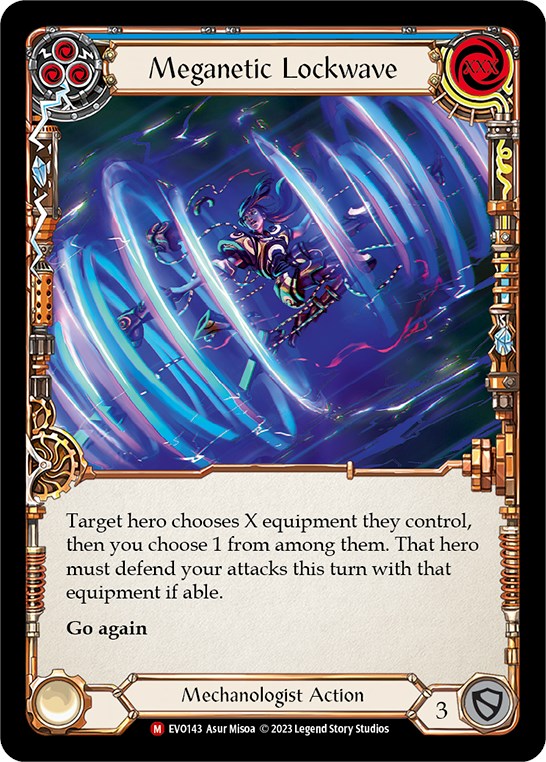 Meganetic Lockwave [EVO143] (Bright Lights) | Boutique FDB TCG