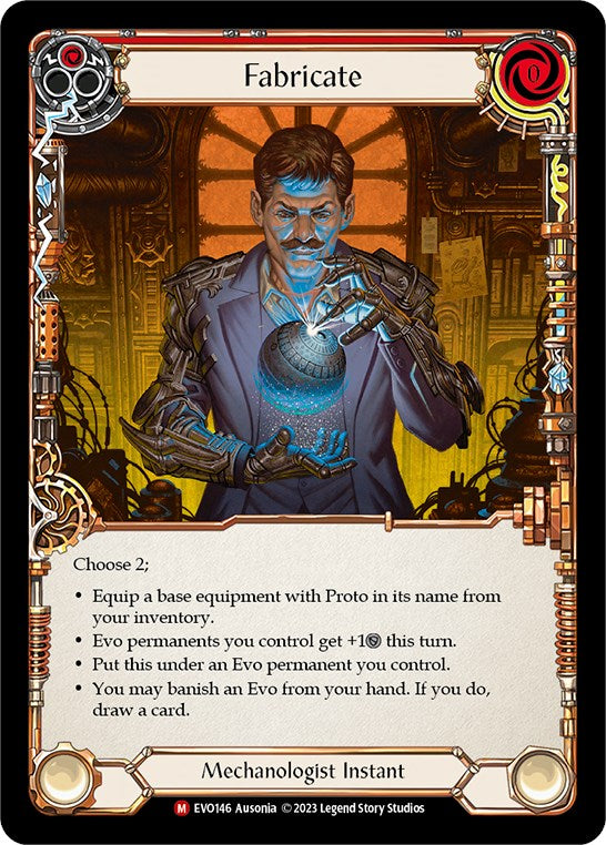 Fabricate [EVO146] (Bright Lights)  Rainbow Foil | Boutique FDB TCG