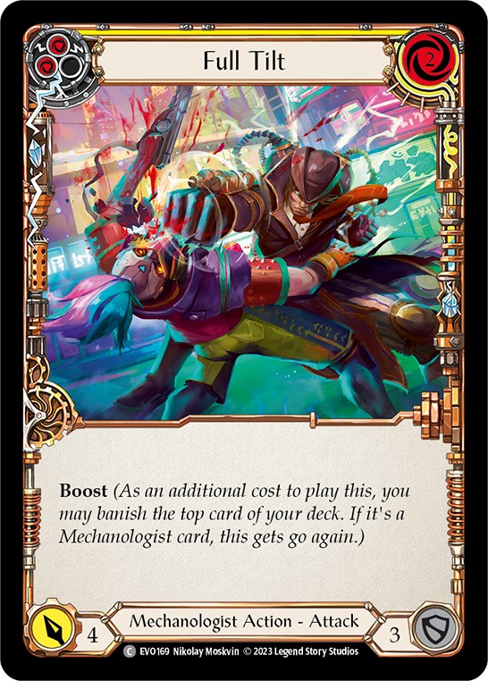 Full Tilt (Yellow) [EVO169] (Bright Lights) | Boutique FDB TCG