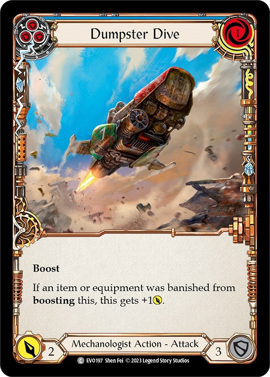 Dumpster Dive (Blue) [EVO197] (Bright Lights) | Boutique FDB TCG
