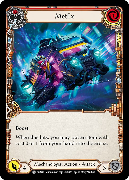 MetEx (Red) [EVO201] (Bright Lights) | Boutique FDB TCG