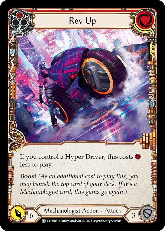 Rev Up (Red) [EVO183] (Bright Lights) | Boutique FDB TCG