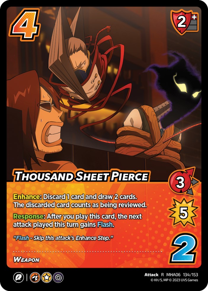 Thousand Sheet Pierce [Jet Burn] | Boutique FDB TCG