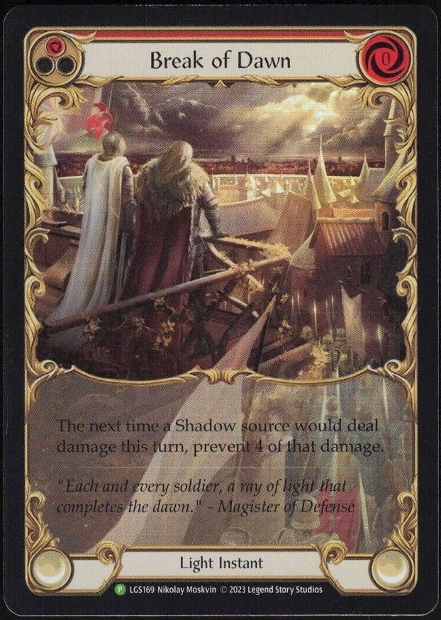 Break of Dawn (Red) [LGS169] (Promo)  Rainbow Foil | Boutique FDB TCG