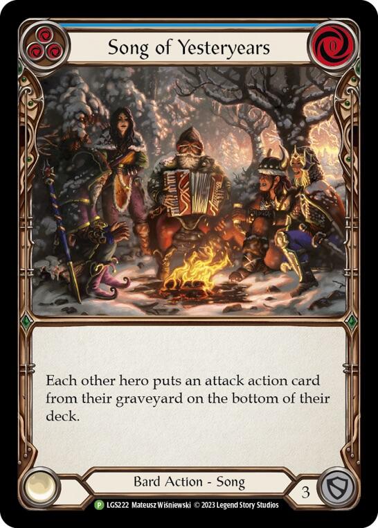 Song of Yesteryears [LGS222] (Promo)  Rainbow Foil | Boutique FDB TCG