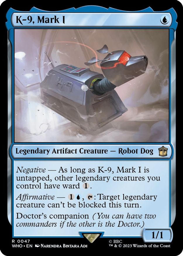 K-9, Mark I [Doctor Who] | Boutique FDB TCG