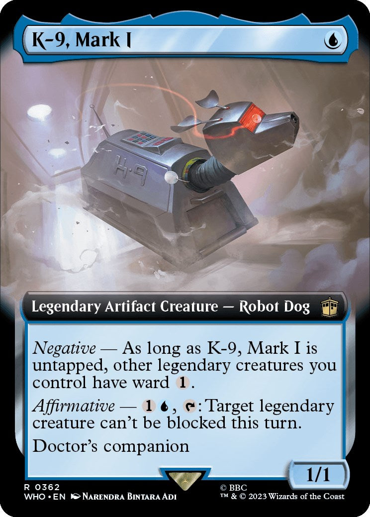 K-9, Mark I (Extended Art) [Doctor Who] | Boutique FDB TCG