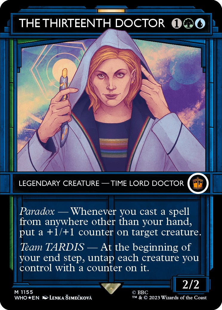 The Thirteenth Doctor (Showcase) (Surge Foil) [Doctor Who] | Boutique FDB TCG