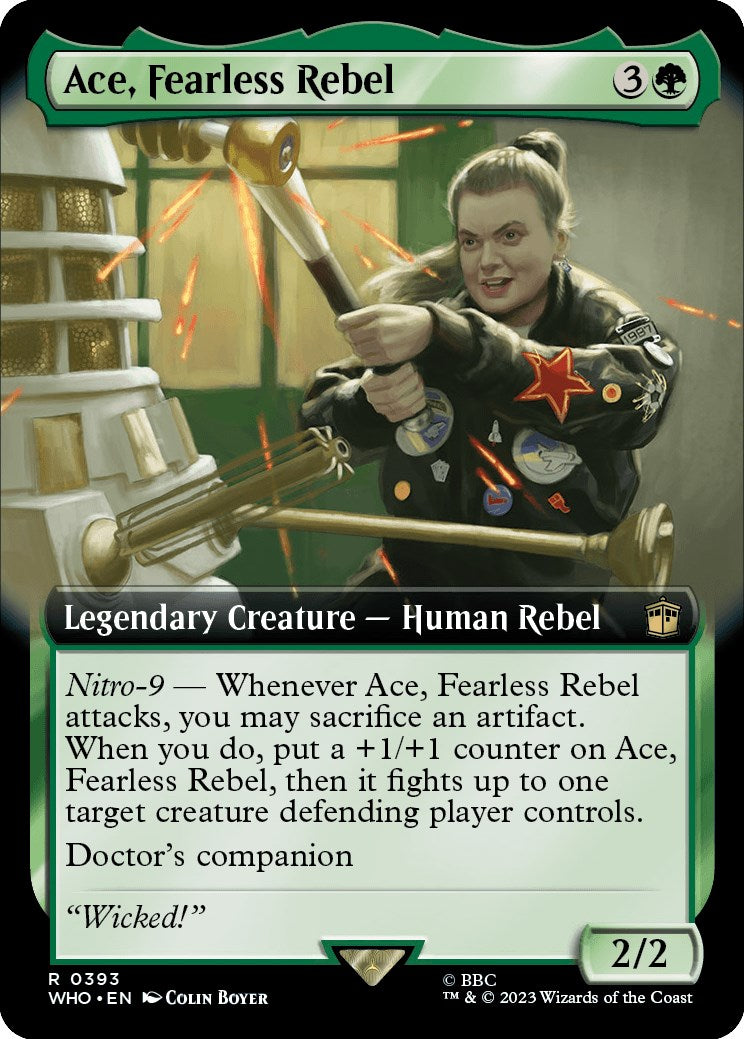 Ace, Fearless Rebel (Extended Art) [Doctor Who] | Boutique FDB TCG