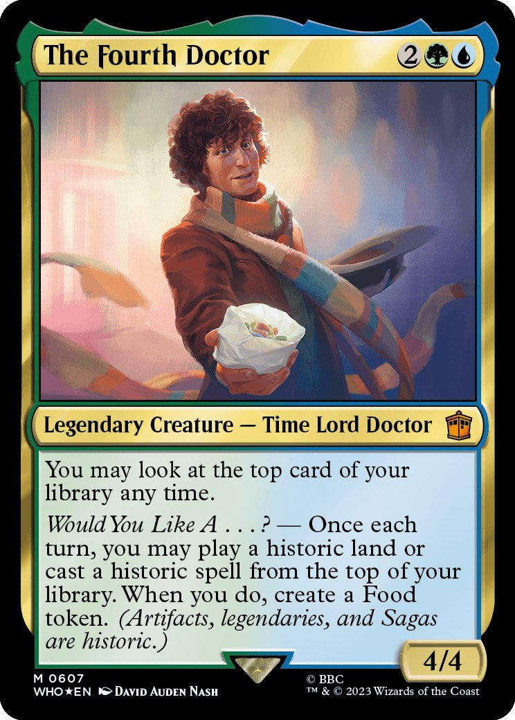 The Fourth Doctor (Surge Foil) [Doctor Who] | Boutique FDB TCG