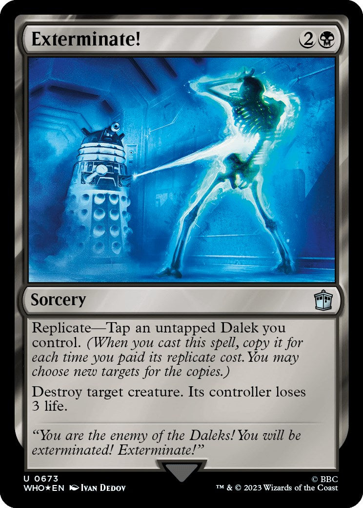 Exterminate! (Surge Foil) [Doctor Who] | Boutique FDB TCG