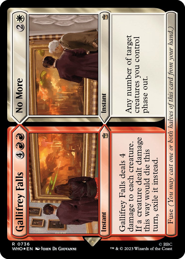 Gallifrey Falls // No More (Surge Foil) [Doctor Who] | Boutique FDB TCG