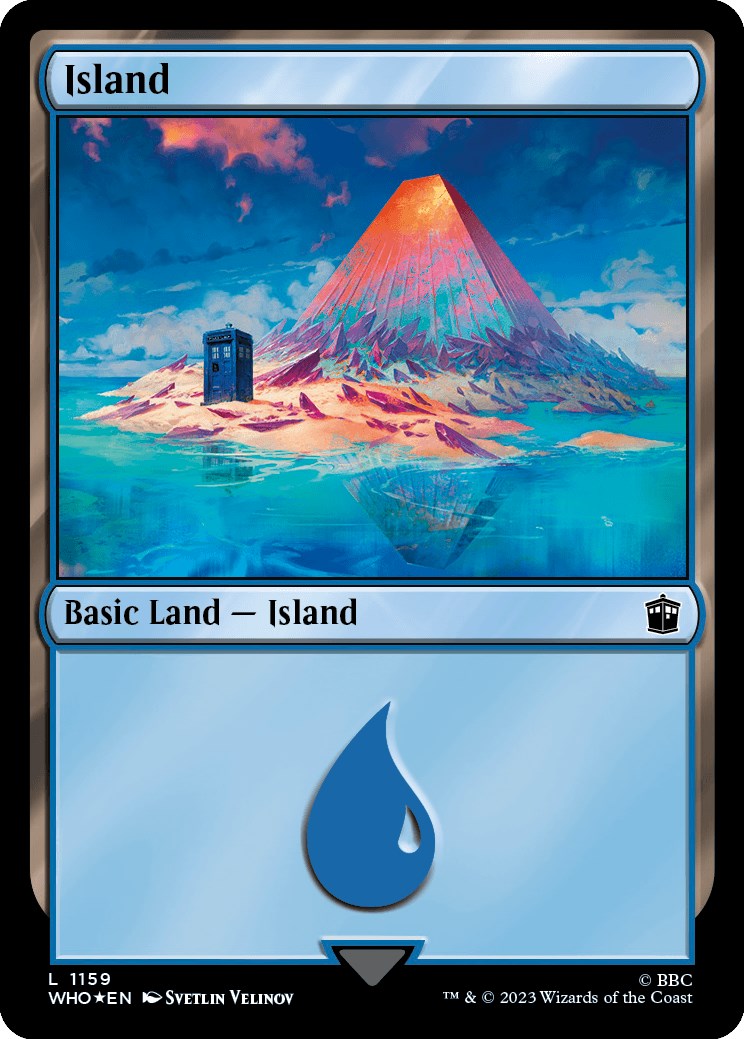 Island (1159) (Surge Foil) [Doctor Who] | Boutique FDB TCG