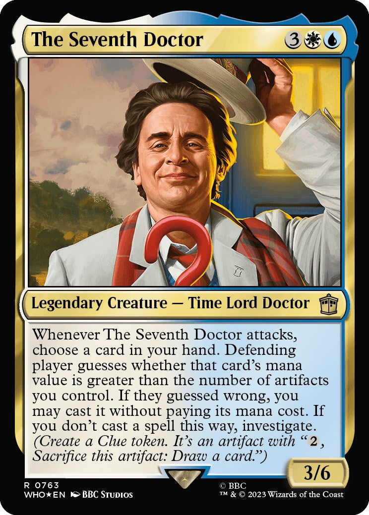 The Seventh Doctor (Surge Foil) [Doctor Who] | Boutique FDB TCG