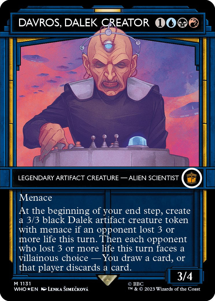 Davros, Dalek Creator (Showcase) (Surge Foil) [Doctor Who] | Boutique FDB TCG