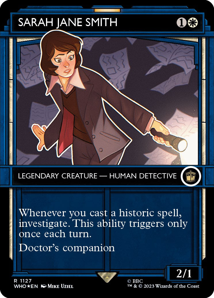 Sarah Jane Smith (Showcase) (Surge Foil) [Doctor Who] | Boutique FDB TCG