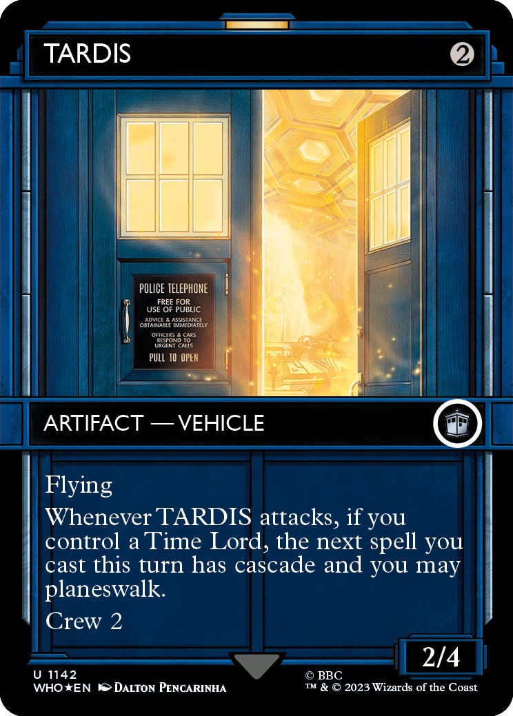 TARDIS (Showcase) (Surge Foil) [Doctor Who] | Boutique FDB TCG