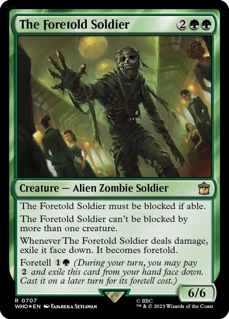 The Foretold Soldier (Surge Foil) [Doctor Who] | Boutique FDB TCG