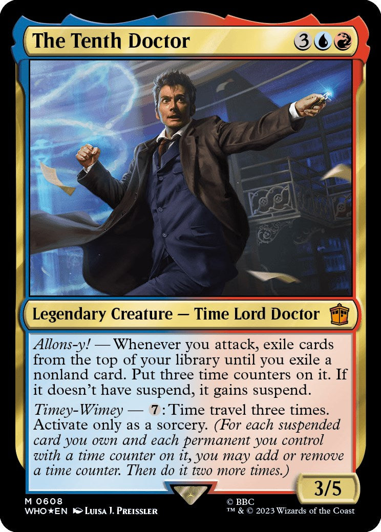 The Tenth Doctor (Surge Foil) [Doctor Who] | Boutique FDB TCG