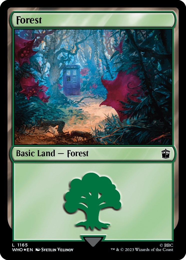 Forest (1165) (Surge Foil) [Doctor Who] | Boutique FDB TCG