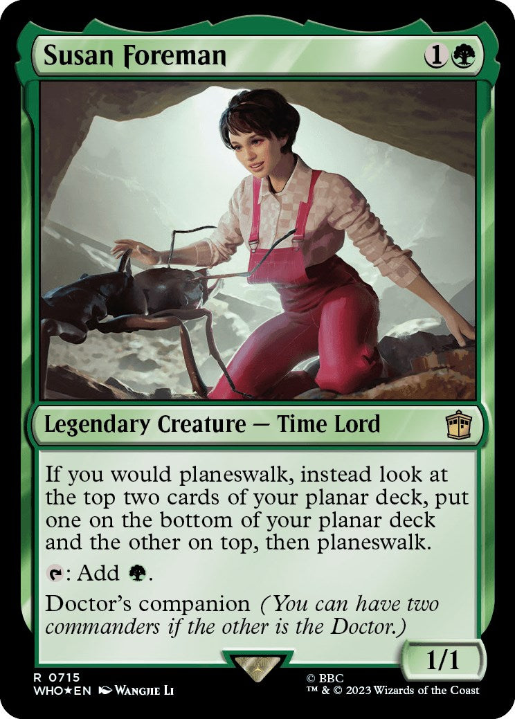 Susan Foreman (Surge Foil) [Doctor Who] | Boutique FDB TCG