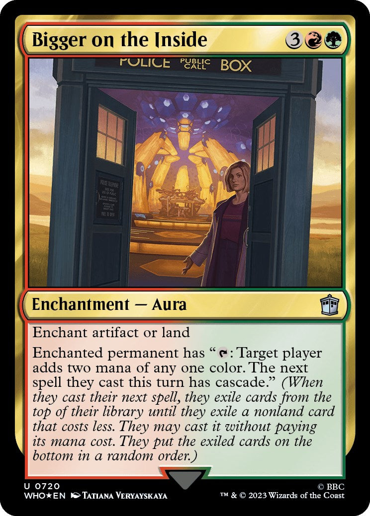 Bigger on the Inside (Surge Foil) [Doctor Who] | Boutique FDB TCG