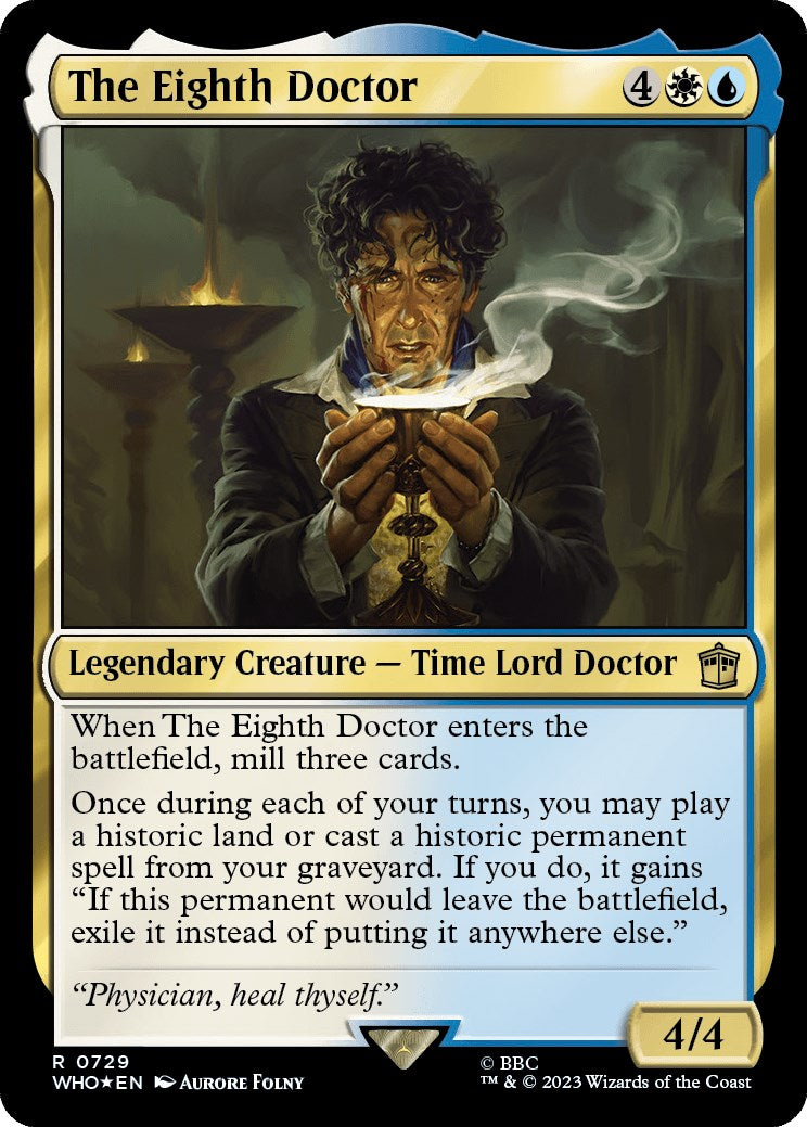 The Eighth Doctor (Surge Foil) [Doctor Who] | Boutique FDB TCG