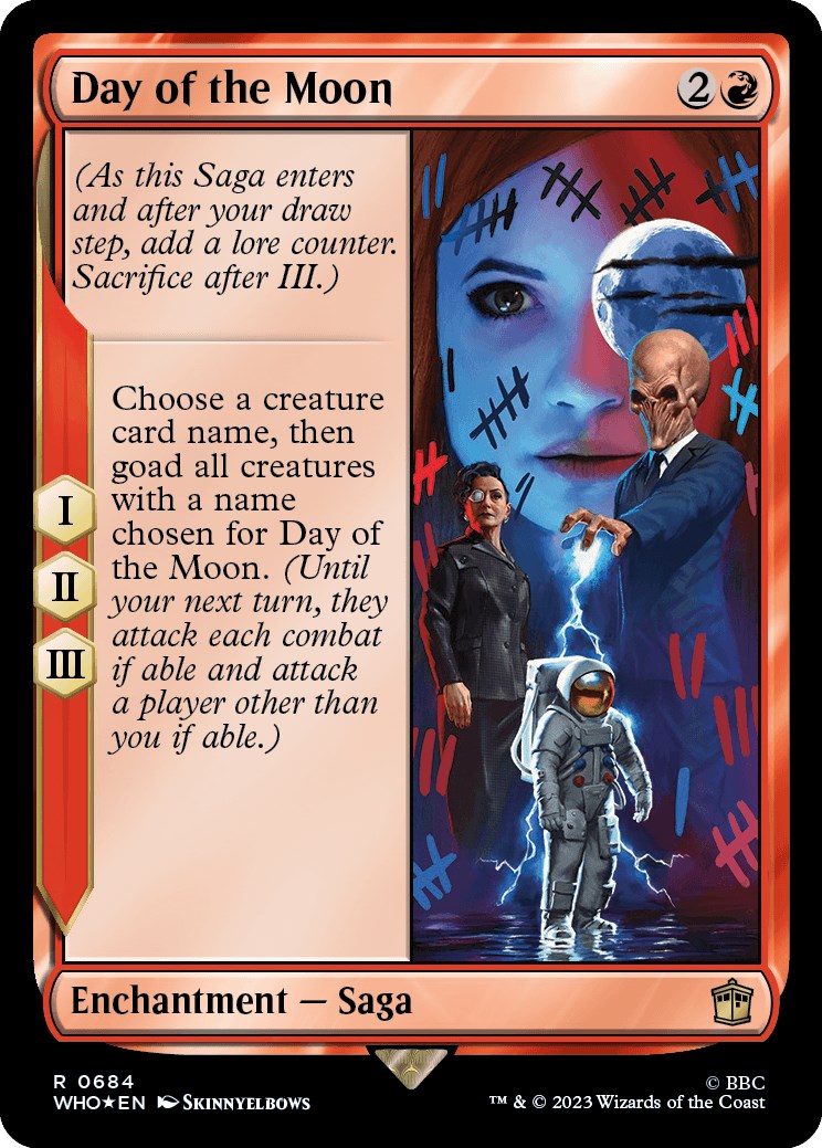 Day of the Moon (Surge Foil) [Doctor Who] | Boutique FDB TCG