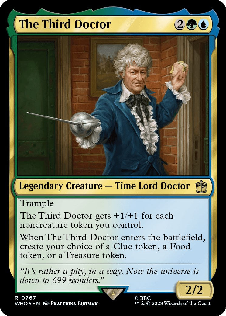 The Third Doctor (Surge Foil) [Doctor Who] | Boutique FDB TCG