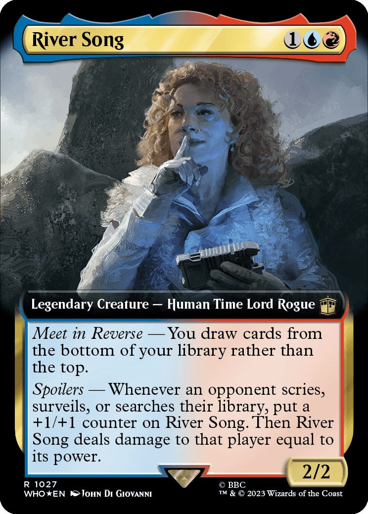 River Song (Extended Art) (Surge Foil) [Doctor Who] | Boutique FDB TCG