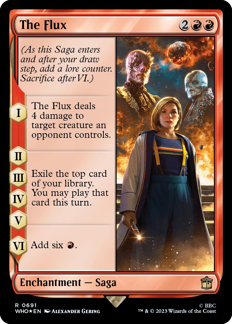 The Flux (Surge Foil) [Doctor Who] | Boutique FDB TCG