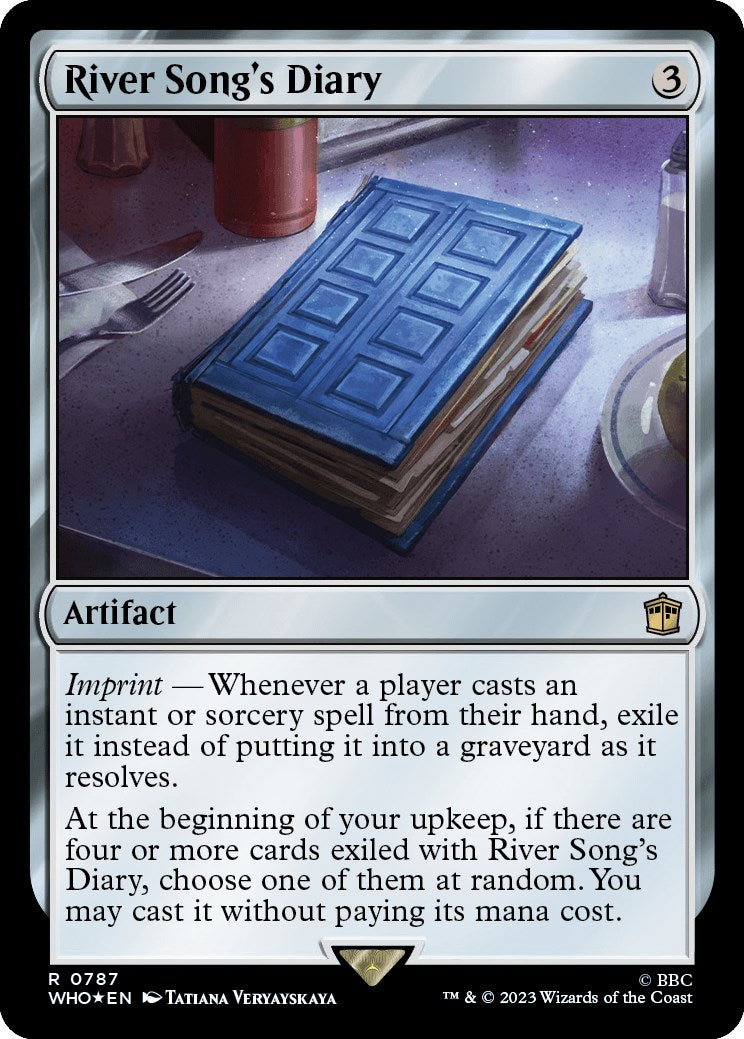 River Song's Diary (Surge Foil) [Doctor Who] | Boutique FDB TCG
