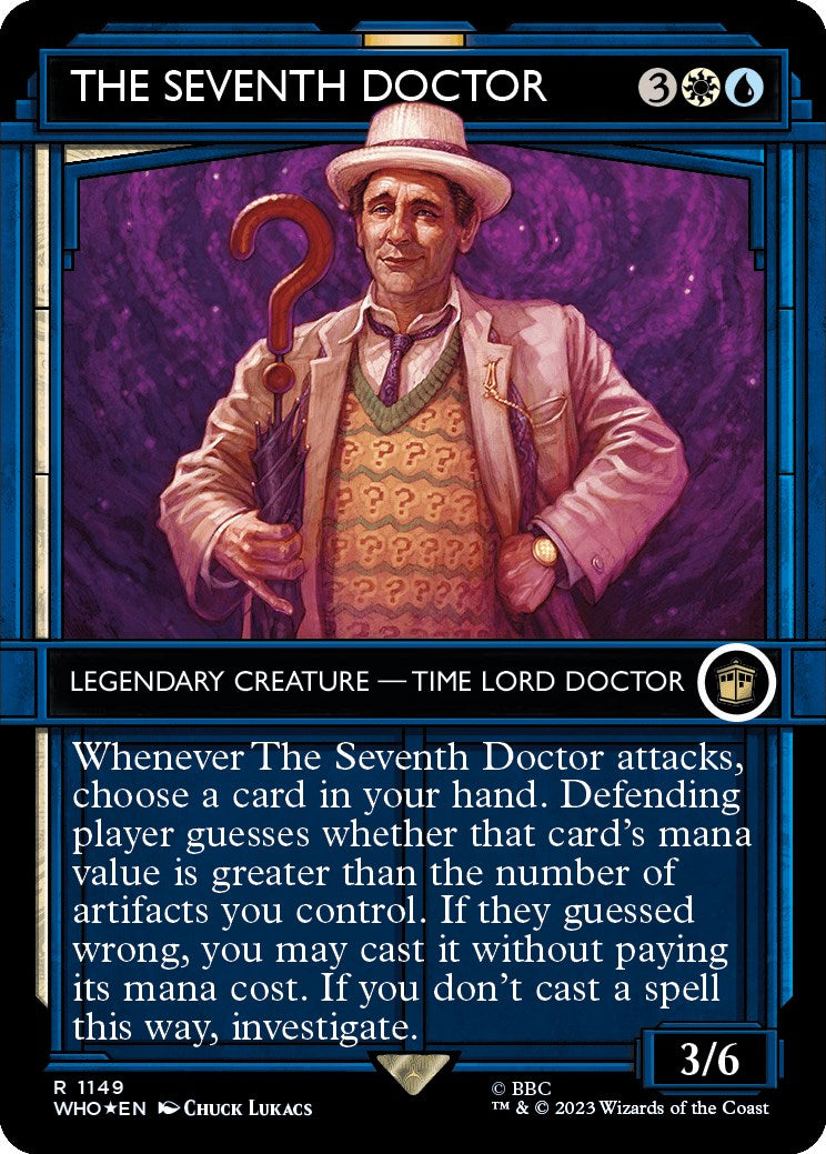 The Seventh Doctor (Showcase) (Surge Foil) [Doctor Who] | Boutique FDB TCG