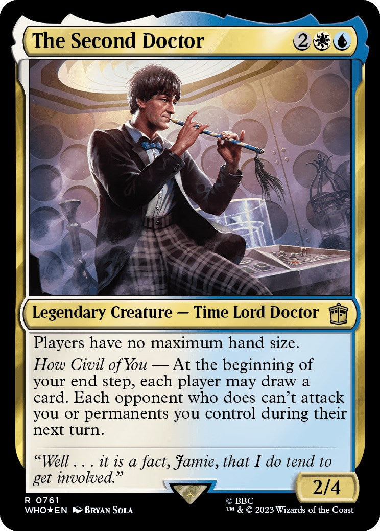 The Second Doctor (Surge Foil) [Doctor Who] | Boutique FDB TCG