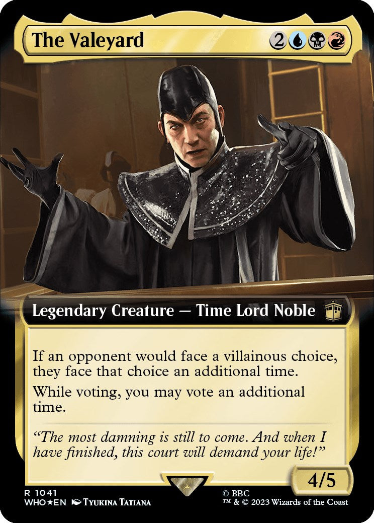 The Valeyard (Extended Art) (Surge Foil) [Doctor Who] | Boutique FDB TCG