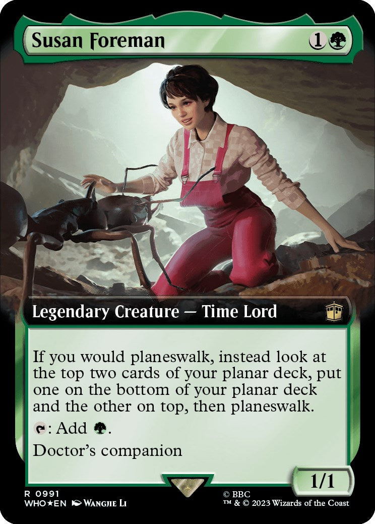 Susan Foreman (Extended Art) (Surge Foil) [Doctor Who] | Boutique FDB TCG