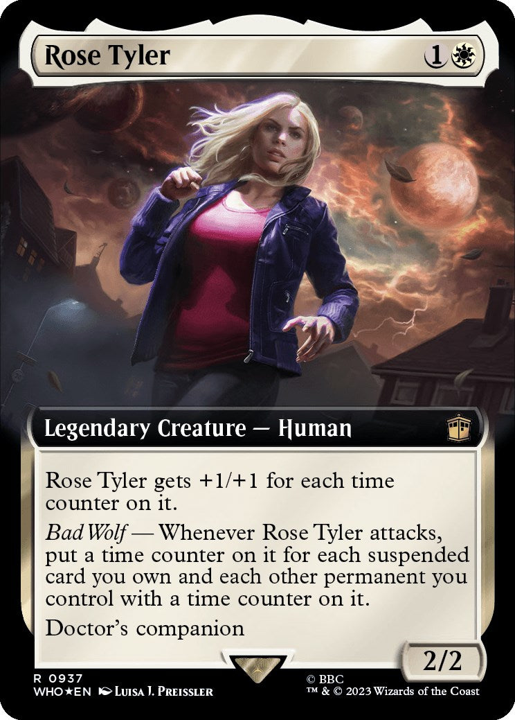 Rose Tyler (Extended Art) (Surge Foil) [Doctor Who] | Boutique FDB TCG