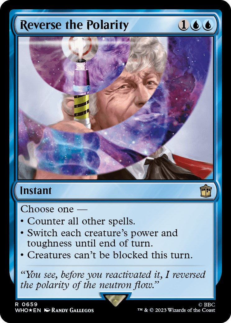 Reverse the Polarity (Surge Foil) [Doctor Who] | Boutique FDB TCG