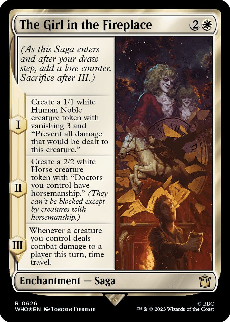 The Girl in the Fireplace (Surge Foil) [Doctor Who] | Boutique FDB TCG