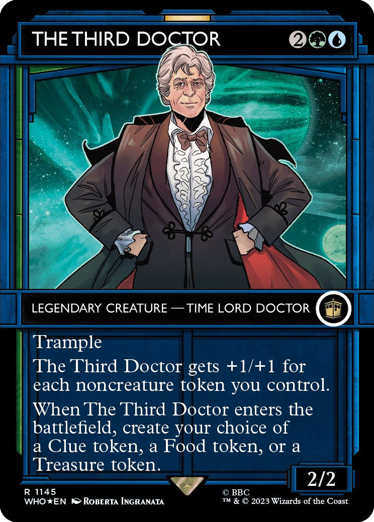 The Third Doctor (Showcase) (Surge Foil) [Doctor Who] | Boutique FDB TCG