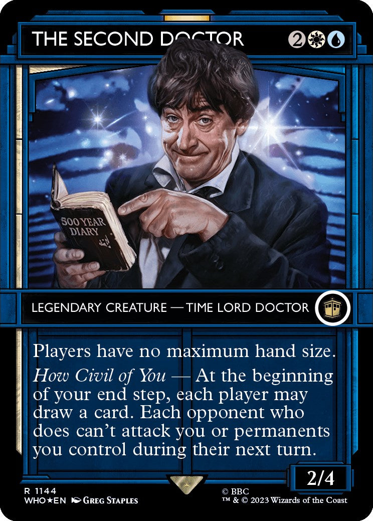 The Second Doctor (Showcase) (Surge Foil) [Doctor Who] | Boutique FDB TCG