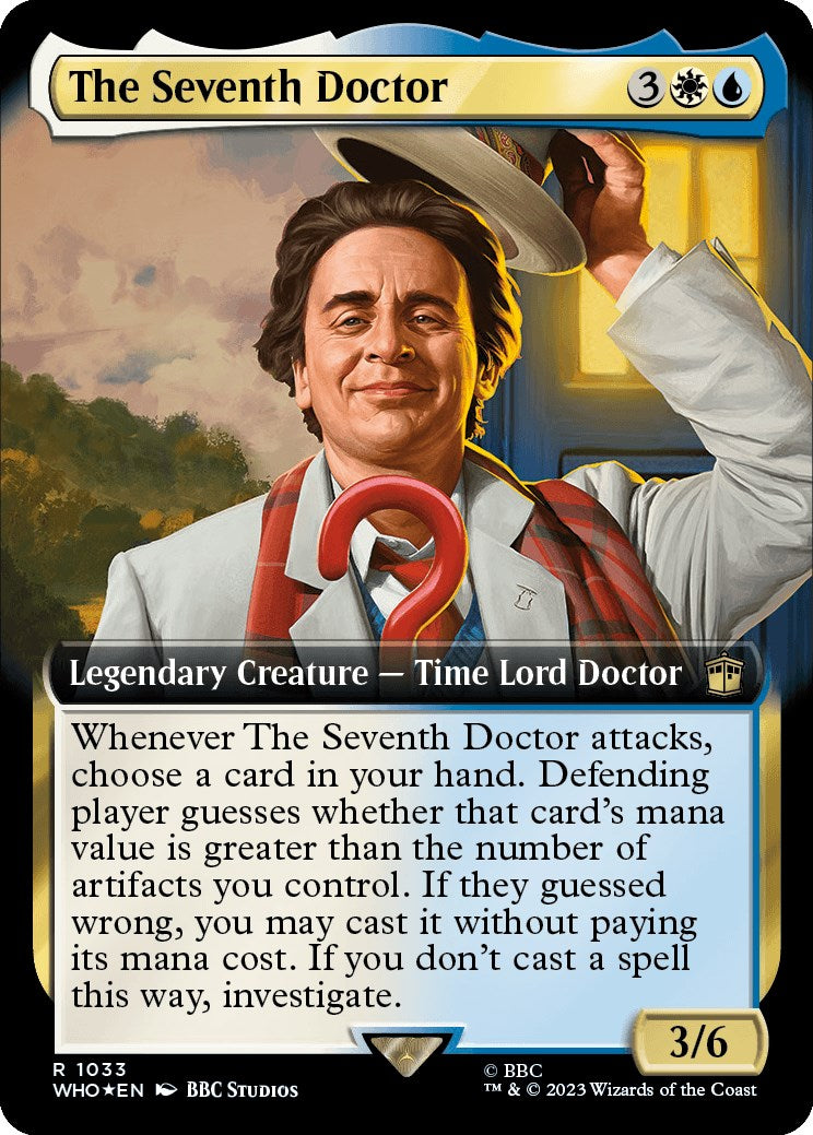 The Seventh Doctor (Extended Art) (Surge Foil) [Doctor Who] | Boutique FDB TCG