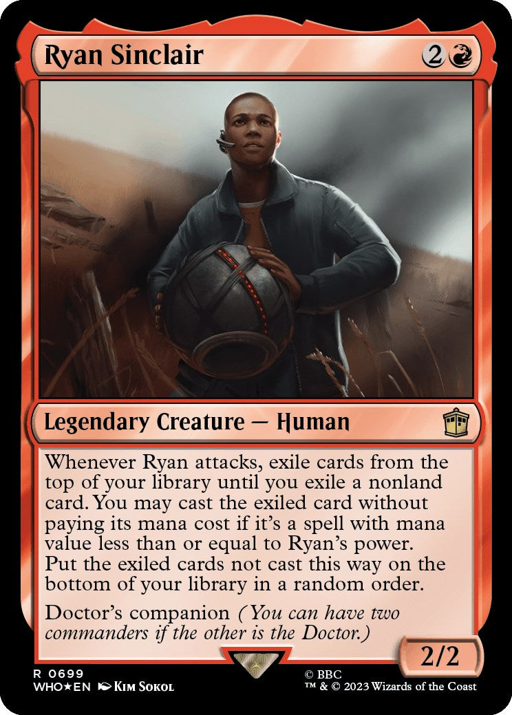 Ryan Sinclair (Surge Foil) [Doctor Who] | Boutique FDB TCG